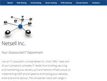 Tablet Screenshot of netsell.com